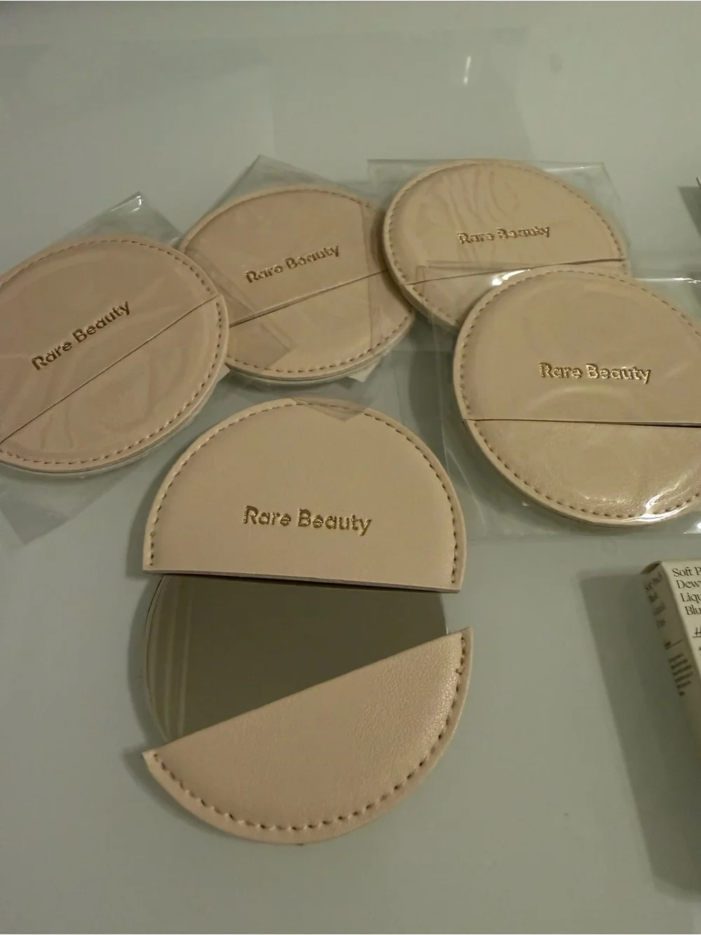 9 piece Rare Beauty Lot - mascara, liquid blush & mirrors